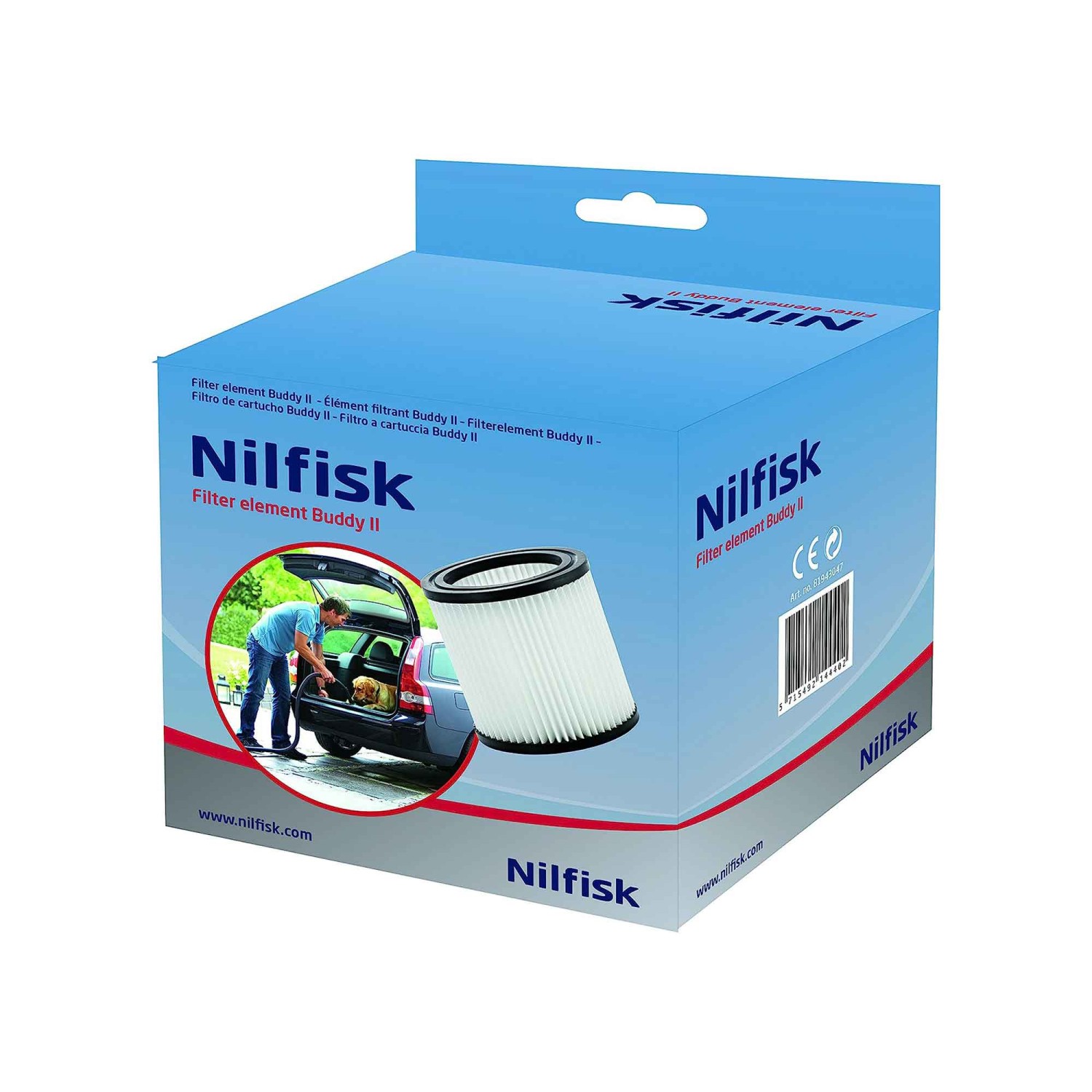 Vcl filters NILFISK FILTER KIT FOR BUDDY II 81943047 — 2