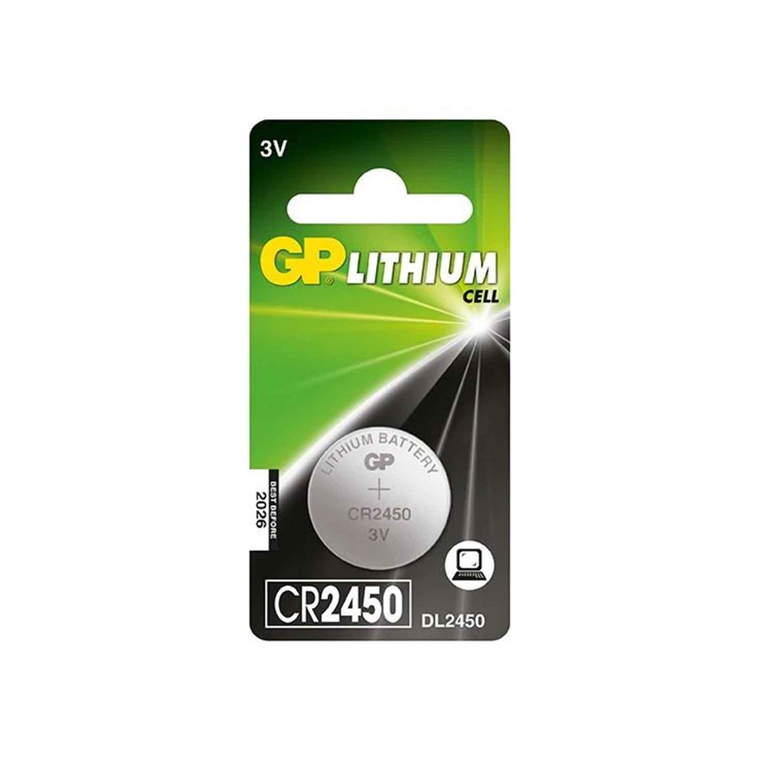 Battery GP CR2450 CR2450 — 2