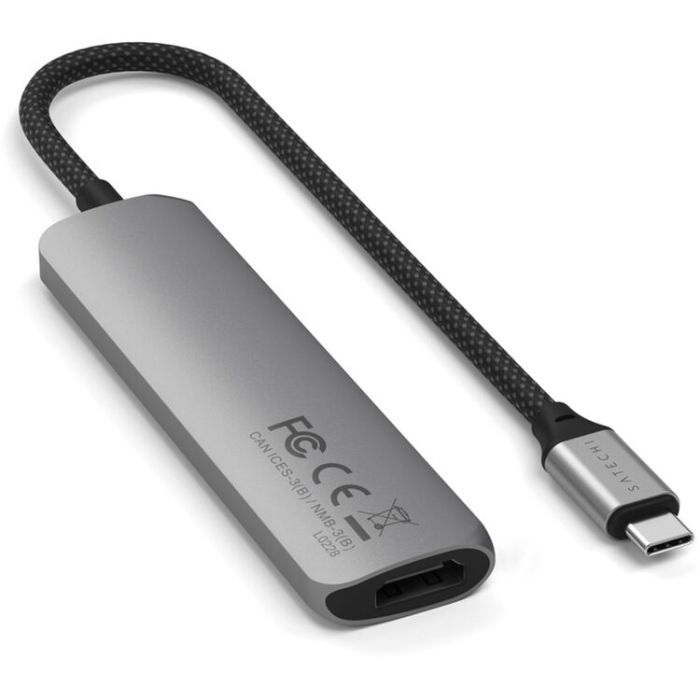 Satechi 4 in 1 USB-C Slim Multiport Adapter 4K ST-P4SM — 4