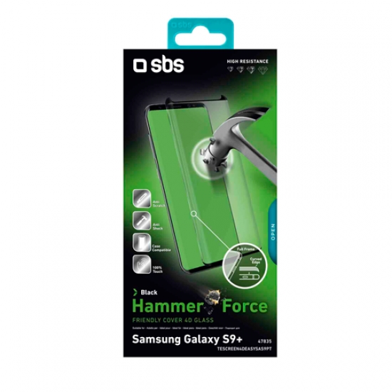 SBS Glass Protector Full Rounded G965 S9+ TESCREEN4DSAS9PK