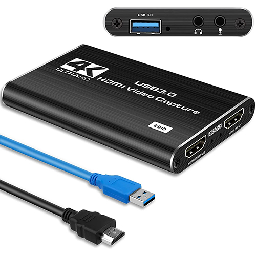 Bajeal 4K 60Hz HDMI to USB 3.0 1080P Video Capture — 3