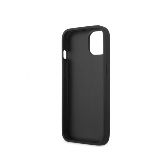 CG Mobile Karl Lagerfeld PU Leather Karl Head Metal Logo Case For iPhone 13 — 2