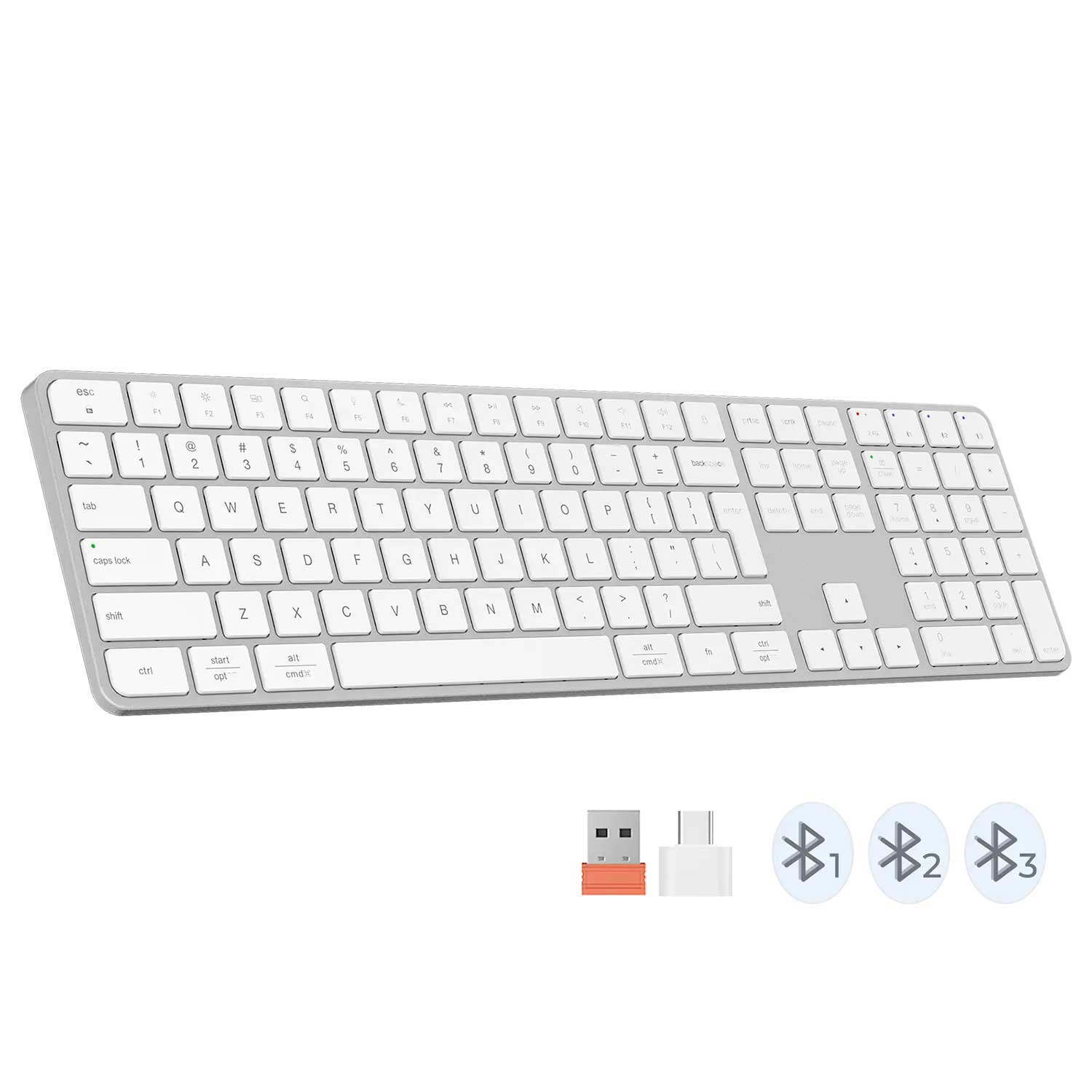 Keyboard MEETION iKey Wrls+BT RU K230 — 2