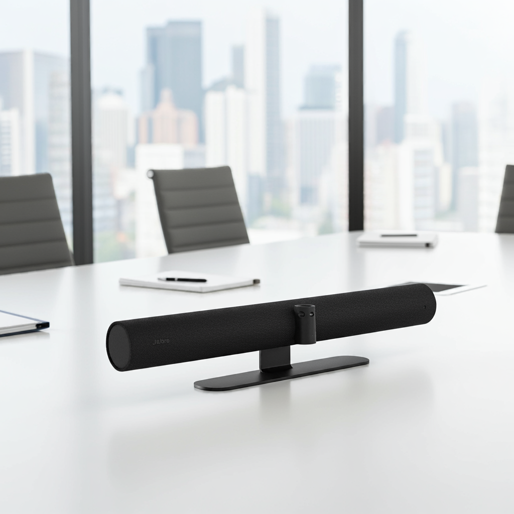 Jabra PanaCast 50 EMEA with 4 powerful speakers with zero-vibration technology Conference room Camera — 4