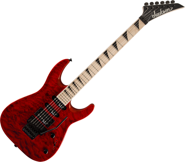 Jackson JS34Q Dinky DKAM QM TransRed — 2