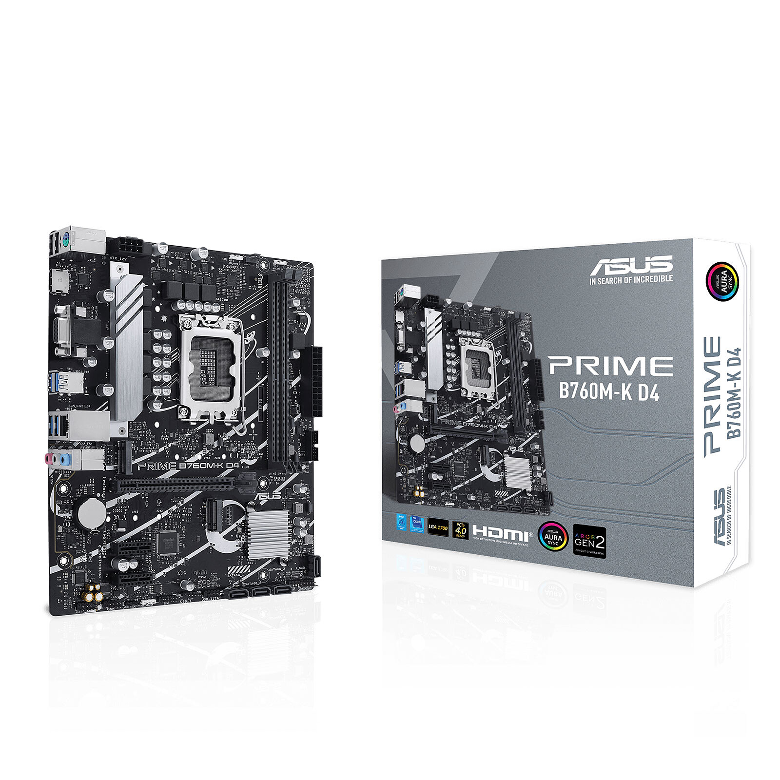 Prime B760M-K D4 iB760 1700s DDR4 ready — 2