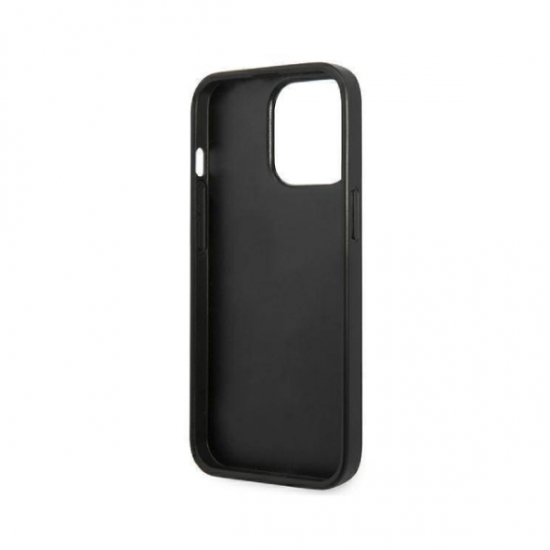 CG Mobile Karl Lagerfeld PU Leather Monogram Embossed Pattern Case with Plague Hard for iPhone 13 Pro — 2