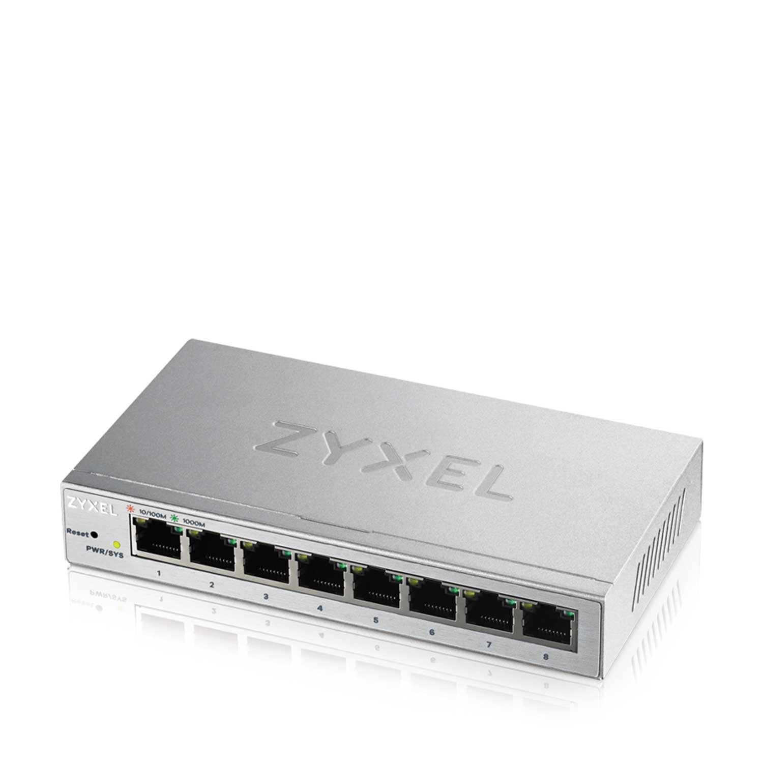 Network device ZYXEL Switch GS1200-8 Web-managed Gigabit 8xRJ-45 GS1200-8-EU0101F