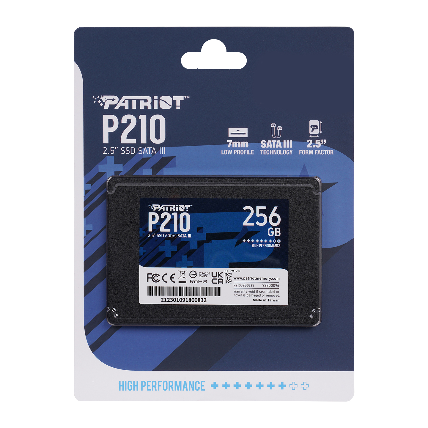 Patriot P210 SATA2.5 SSD P210S256G25 — 4