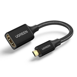 UGREEN Micro HDMI to HDMI 4K Cable Male to Female 0.25m 10553 — 2