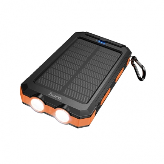 Hoco J164 Platinum Solar Dual lighting 8000mAh Power Bank — 4