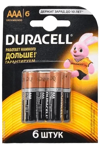 Մարտկոց Duracell 3A Basic K+2 x6 displ — 2