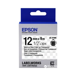 Laminated tape Epson 12mm Clear 9m — 2