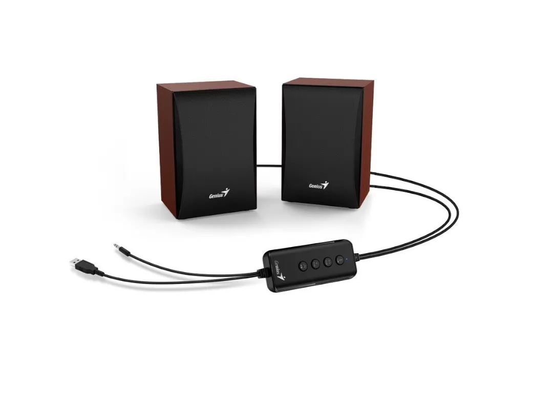 Genius SP-HF380BT Wood Speaker — 2