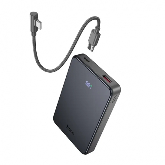 Hoco J170 22 W+PD20W Fully Compatible Power Bank With Cable 10000mAh Metal — 2