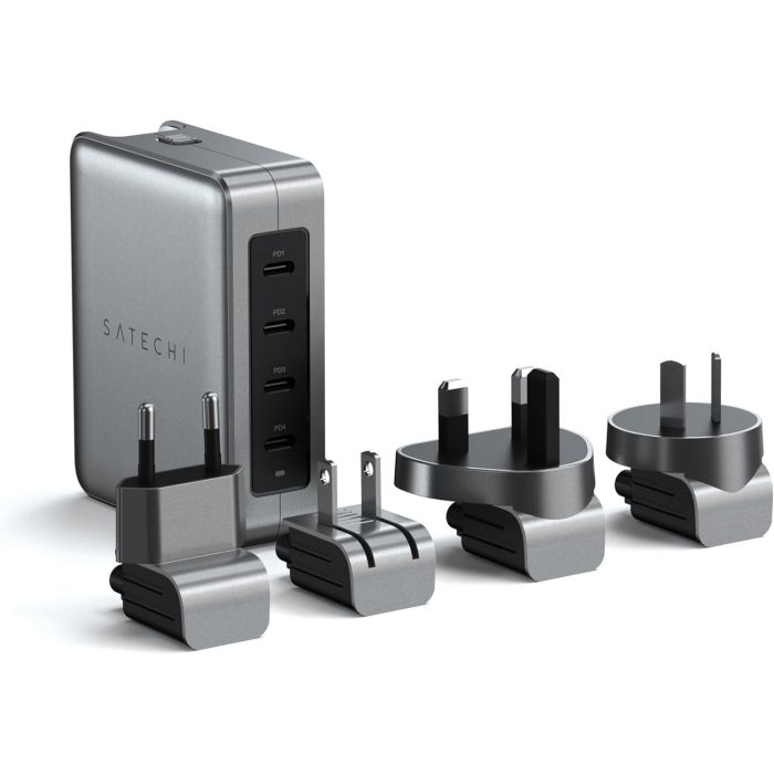Satechi USB-C 4-Port GaN Travel Charger ST-W145GTM 145W — 2