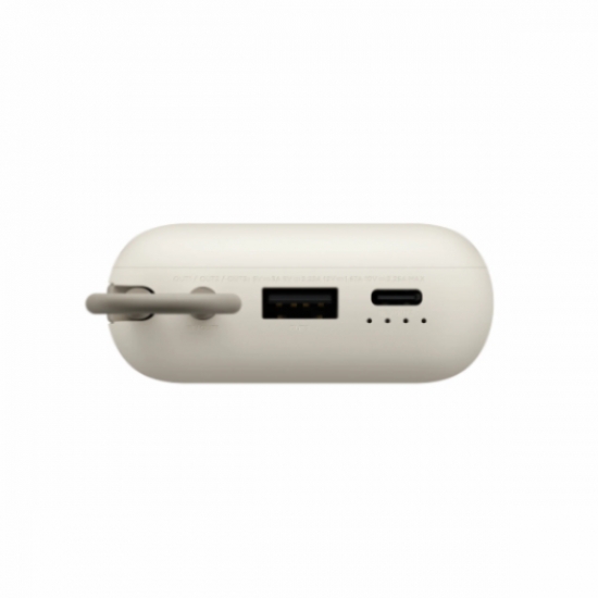 Power Bank 33W 10000mAh Integrated Cable BHR9333GL Tan — 6