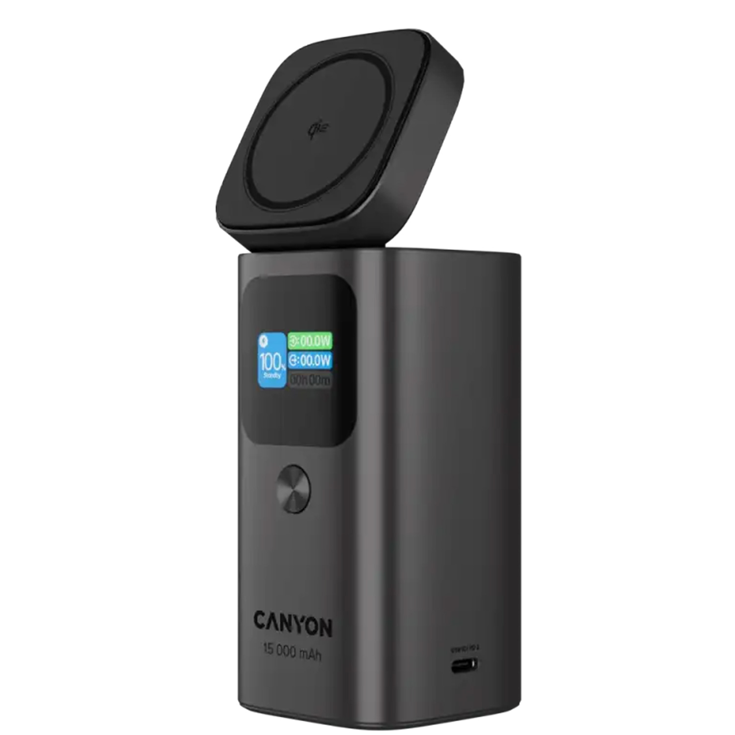 Power bank CANYON OnPower 150 15000mAh Qi2 Magnetic Wireless PD 100W CNS-CPB150DG — 3