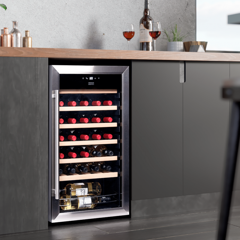 Refrigerator Cecotec Bolero GrandSommelier 34030 Inox Compressor — 8