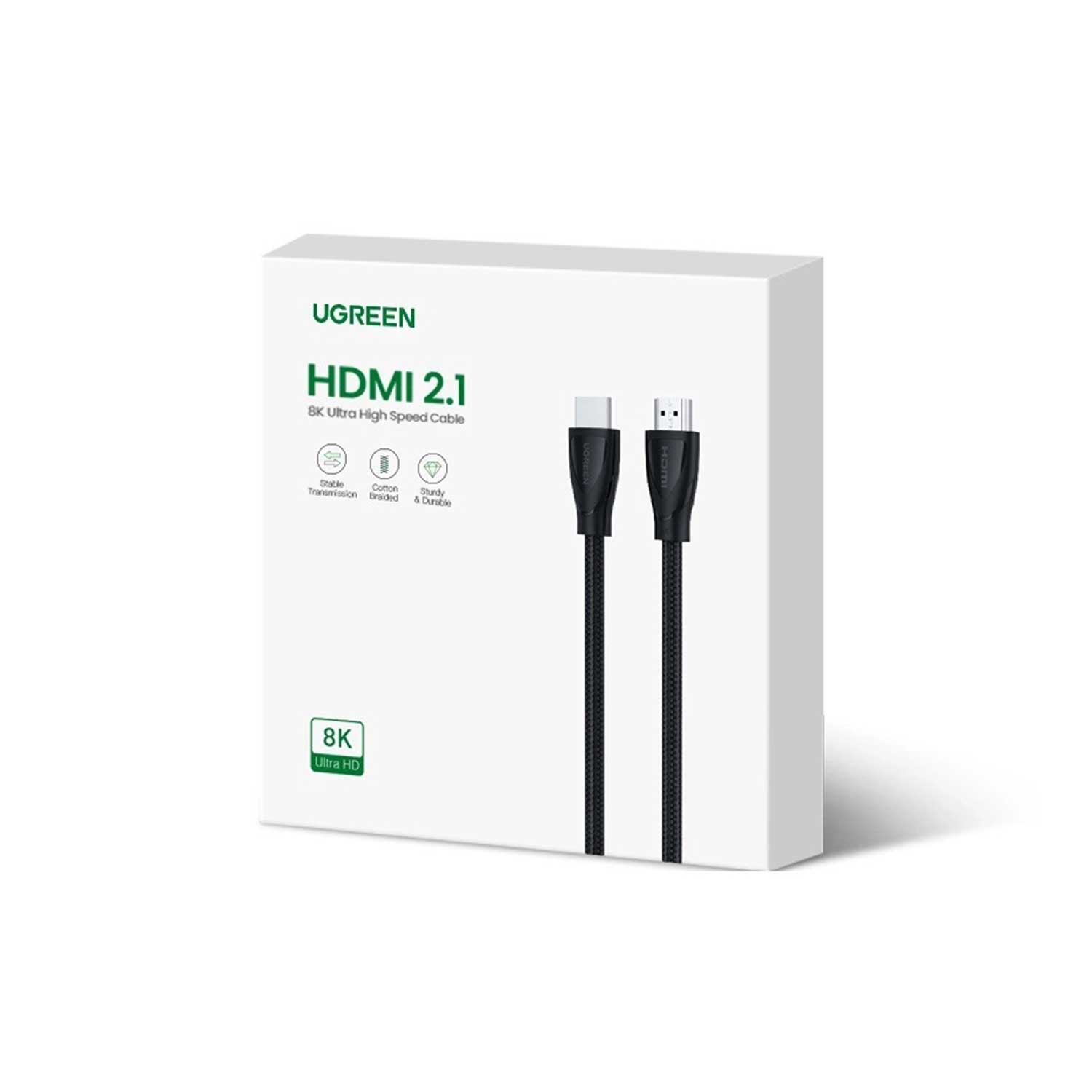 Cable UGREEN HDMI 2.1 HD140 8K60Hz 4K120Hz GR 80404 — 4