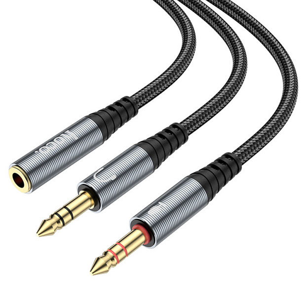 AUX CABLE HOCO UPA21 2 IN1 metal — 2