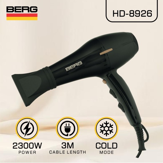 Hair dryer BERG HD-8926 — 3