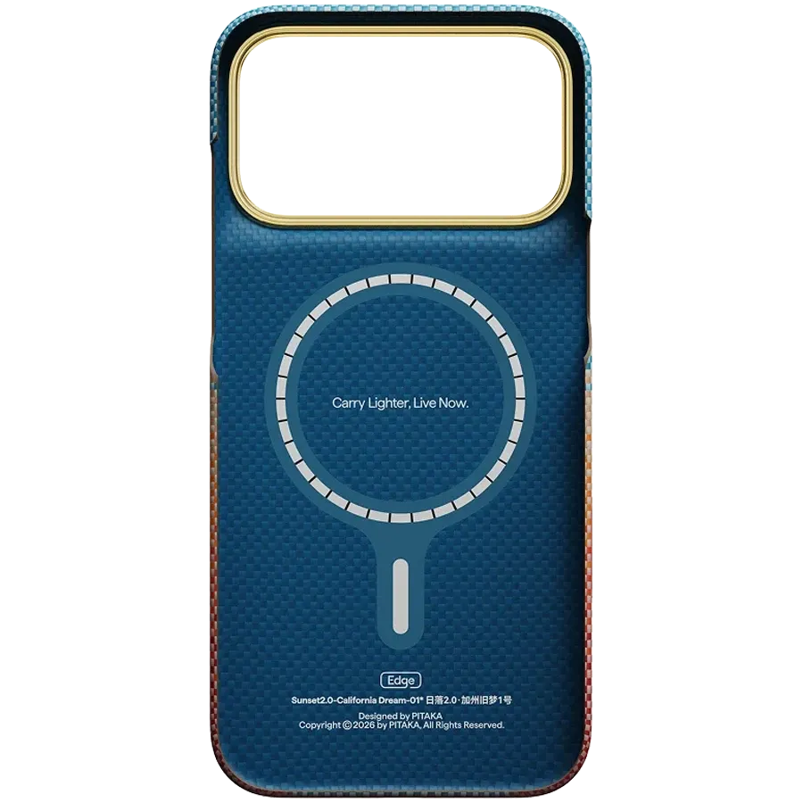 PITAKA Case with MagSafe California Dream for iPhone 18 Pro Max — 2