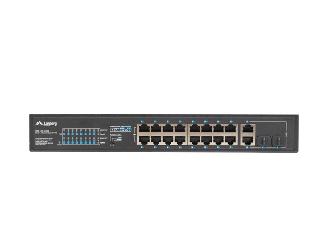 Lanberg RSFE-16P-2C-250w Rack POE+ Switch — 5