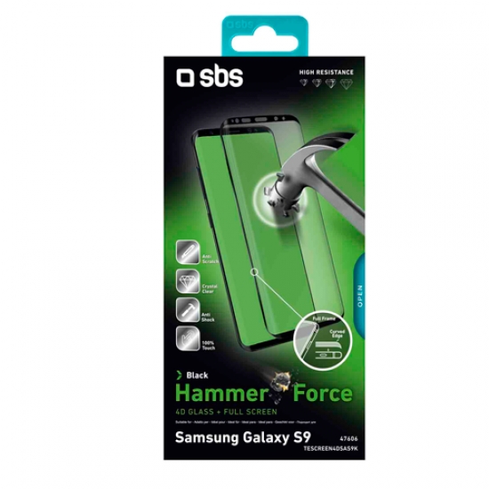 SBS Glass Protector Full Rounded G960 S9 TESCREEN4DSAS9K