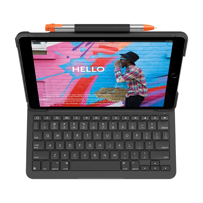 CIS Keyboard Case Slim Folio for iPad 7th — 2