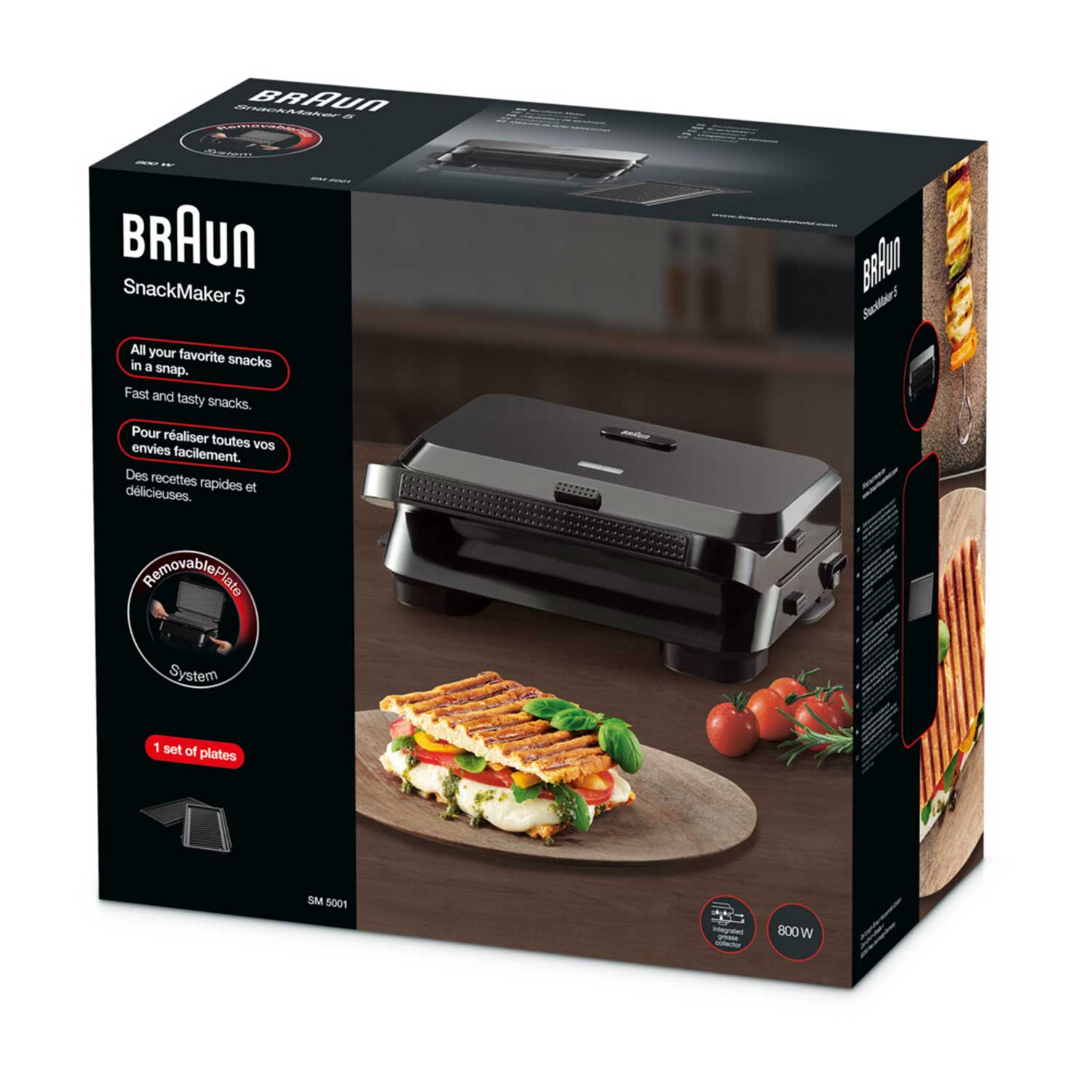 Electric grill Braun SM5001 SnackMaker 5 — 5