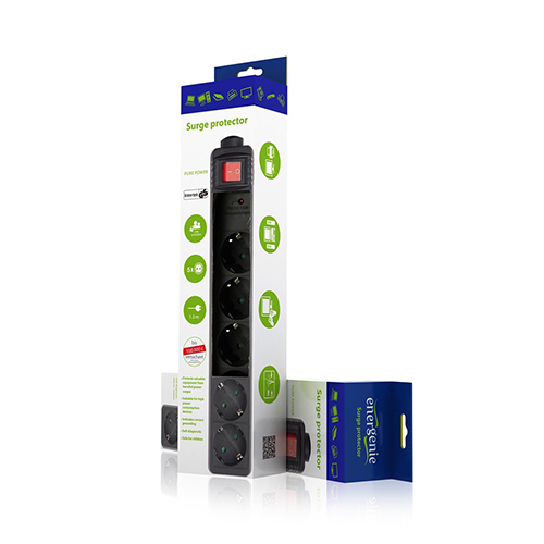 Gembird SPG5-C-5 power extension 1.5m — 2