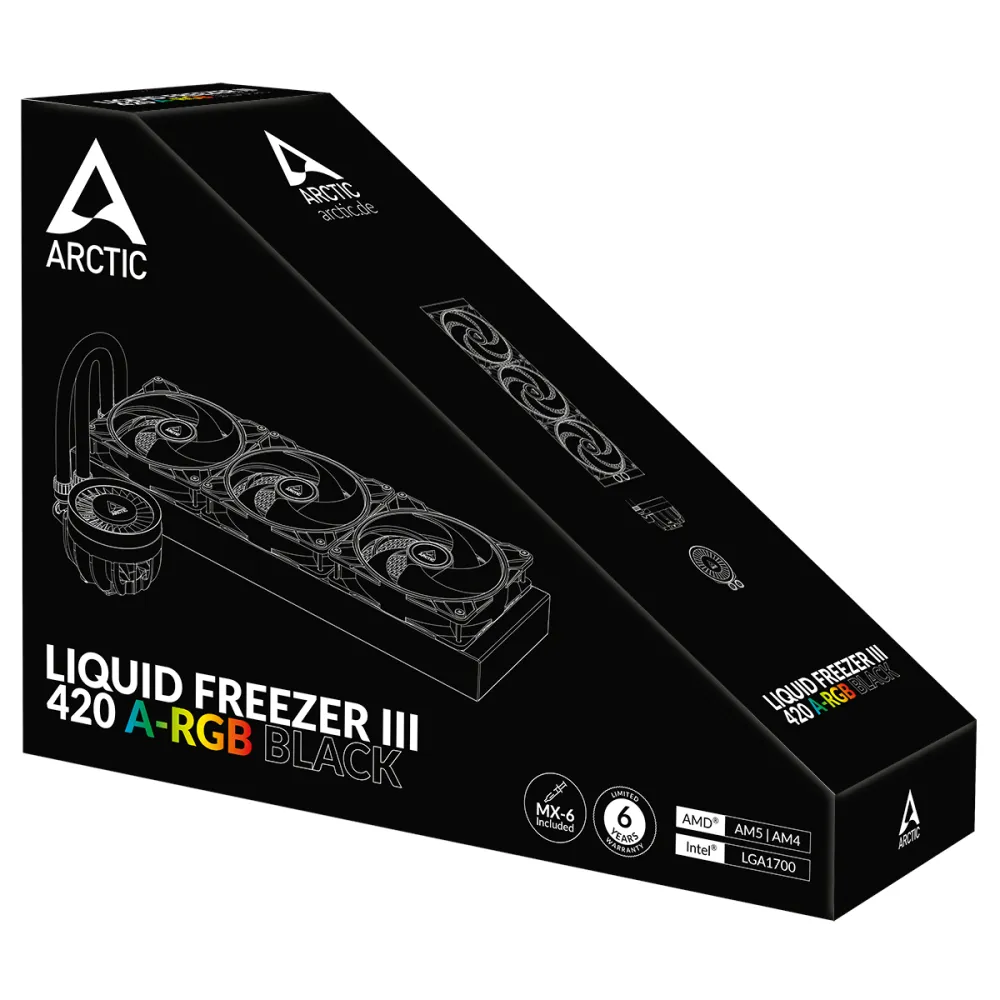 Arctic Liquid Freezer III 420 A-RGB — 5