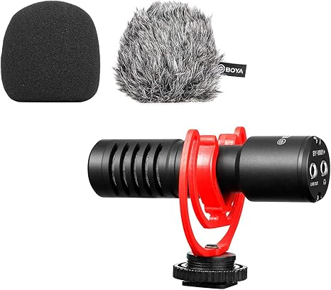 BOYA BY-MM1+ cardioid video microphone for and DSLR