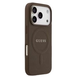 Case iPhone 17 Pro Max Guess Magsafe PU Saffiano Leather Classic Logo — 2