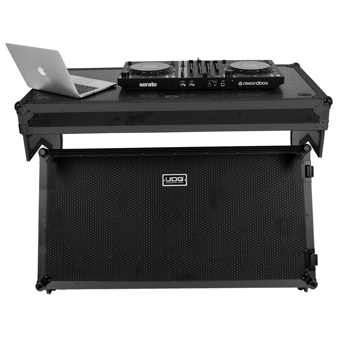 UDG U91072BL Ultimate Flight Case Portable Z Style DJ Table Plus W