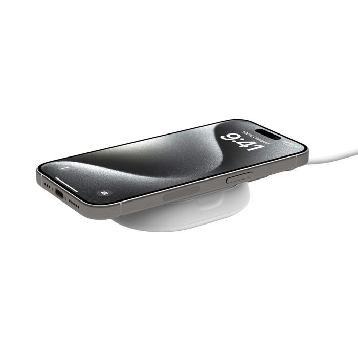 Belkin Folding Wireless Charging Stand With Qi2 Magnetic WIA008BTWH 15W — 6