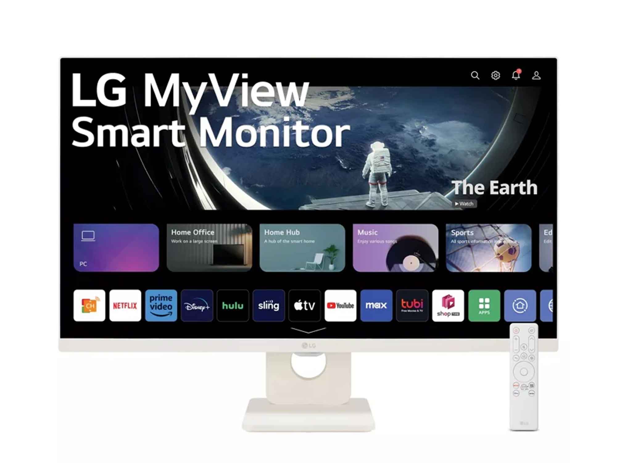 Monitor LG 32 32SR50F-W with WebOS — 3