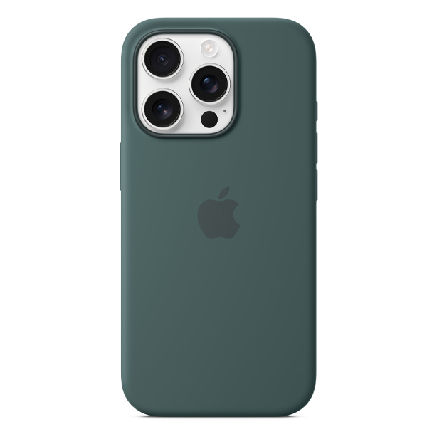 Cover for iPhone 16 Pro Max Silicone Case with MagSafe Lake — 3