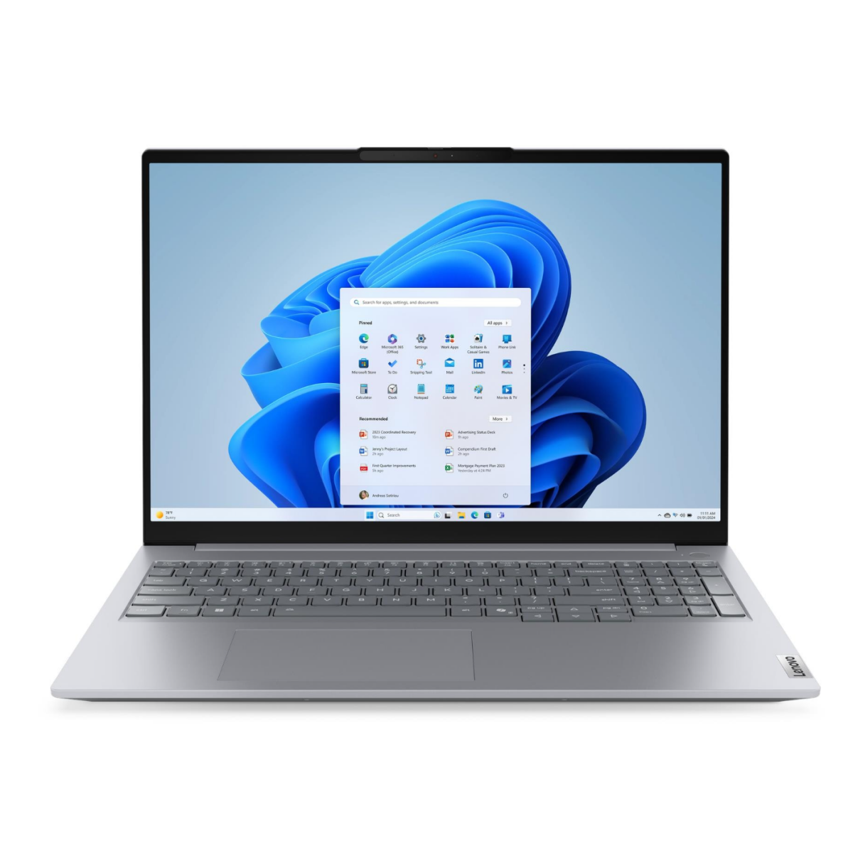 ThinkBook 16 8 16 WUXGA LED 1920 x 1200 Core Ultra5 210H DDR5 21SH002RGP +Bag