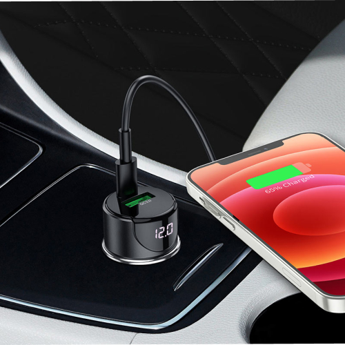 Car charger Hoco Z42 Light road PD20W QC3.0 — 4