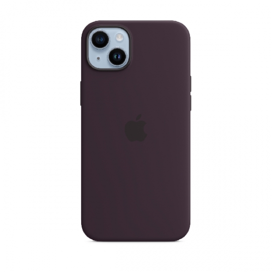 Silicone Case with MagSafe Elderberry for iPhone 14 Plus — 3