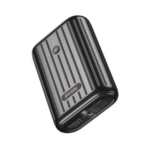 Porodo Power Bank 10000 mAh PD 18W PD-PBFCH001-BK — 2