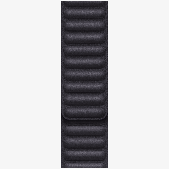 Band 41mm Leather Link - S M Ink