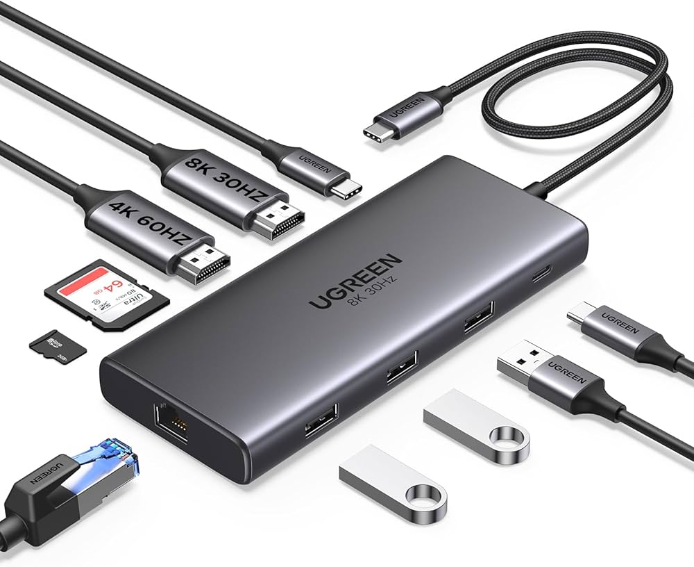 UGreen Revodok Pro 10-in-1 USB-C Hub 45380 — 3