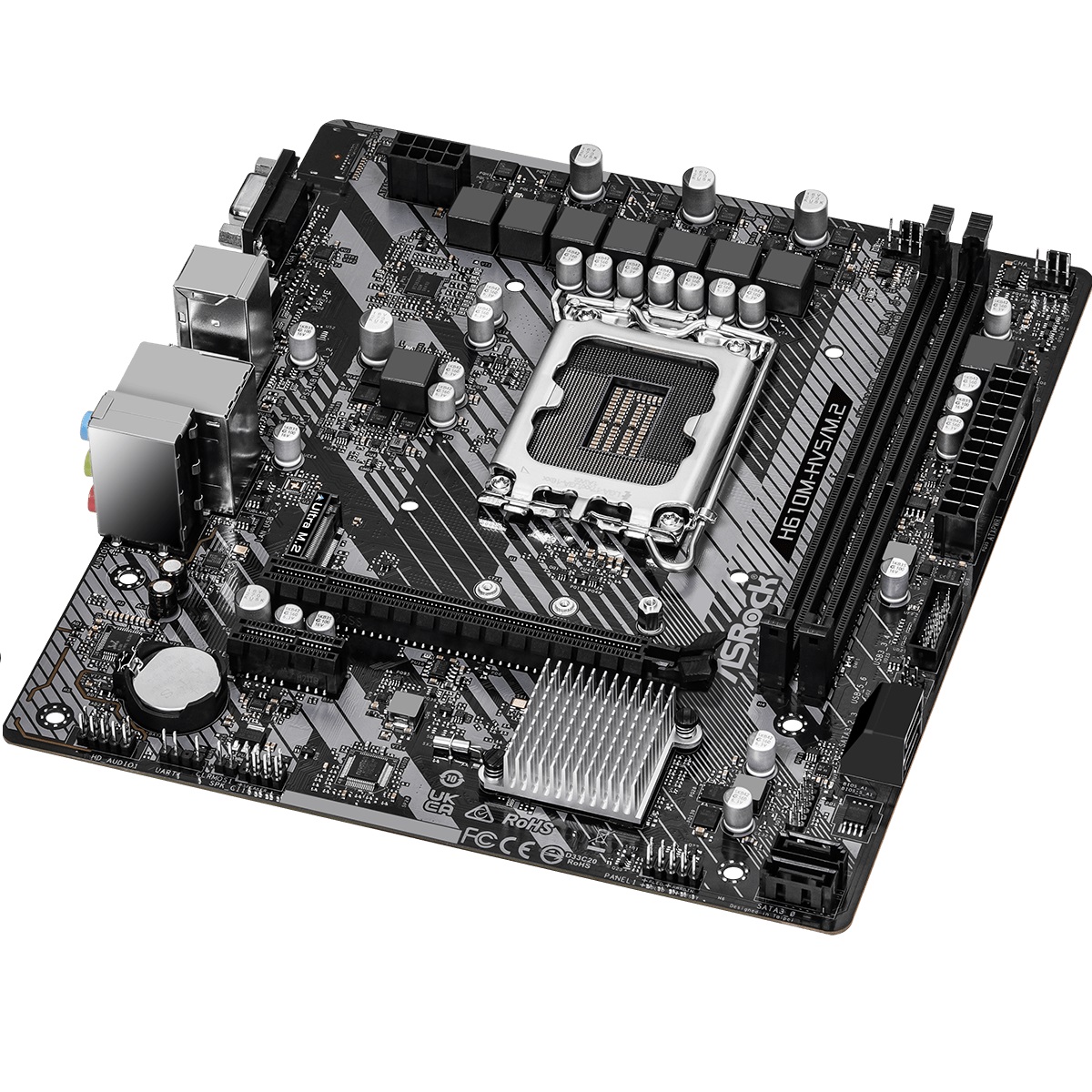 ASROCK H610M-HVS S-1700 H610 VGA HDMI 2xPCI-E 2DDR4 SATA3 — 2
