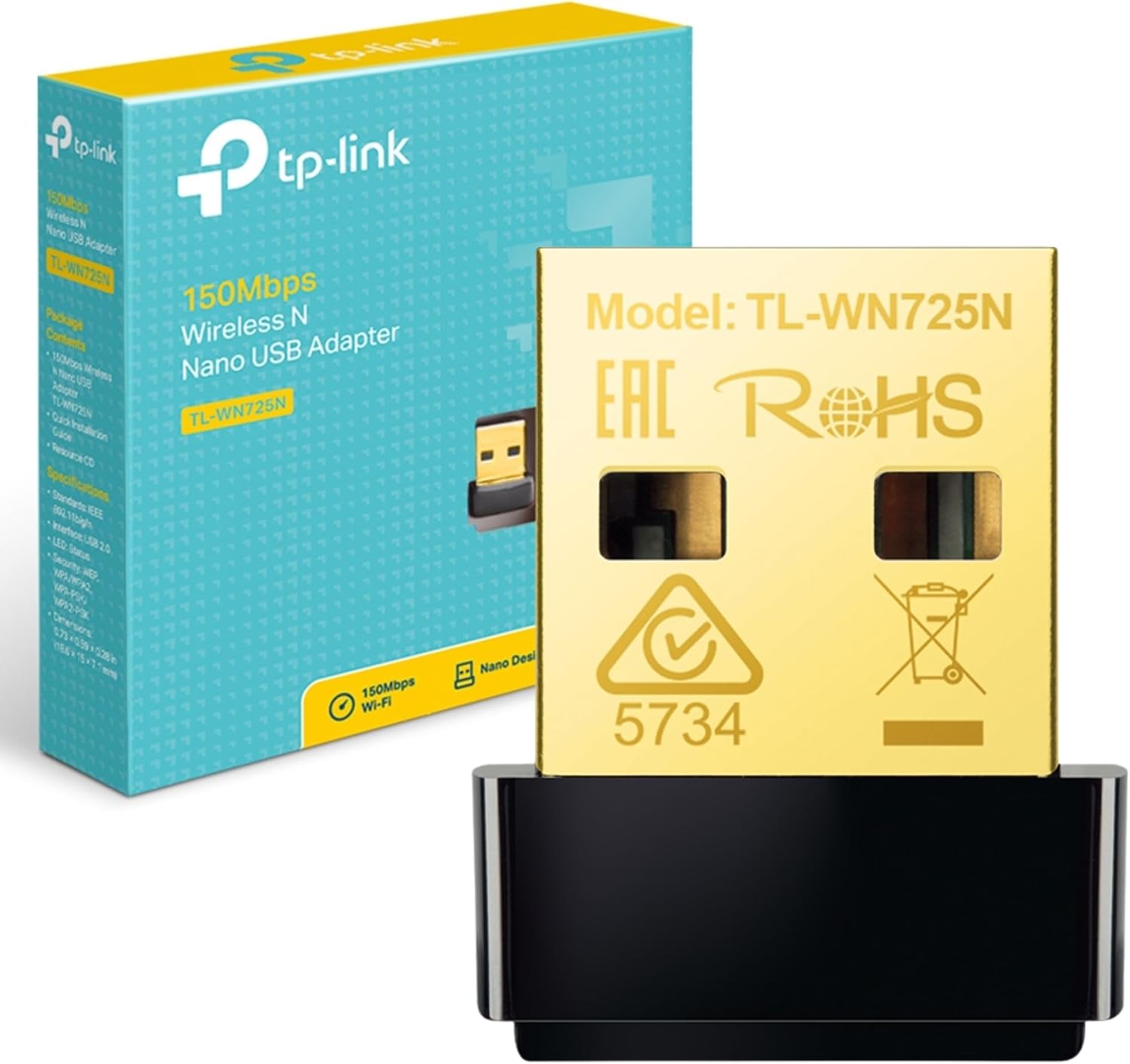 USB WiFi Adapter Tp-Link TL-WN725N 150Mbps — 4