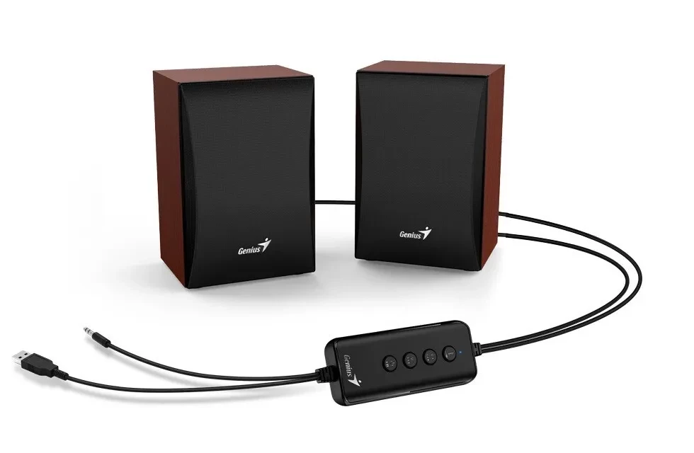 Genius SP-HF380BT Wood Speaker — 4