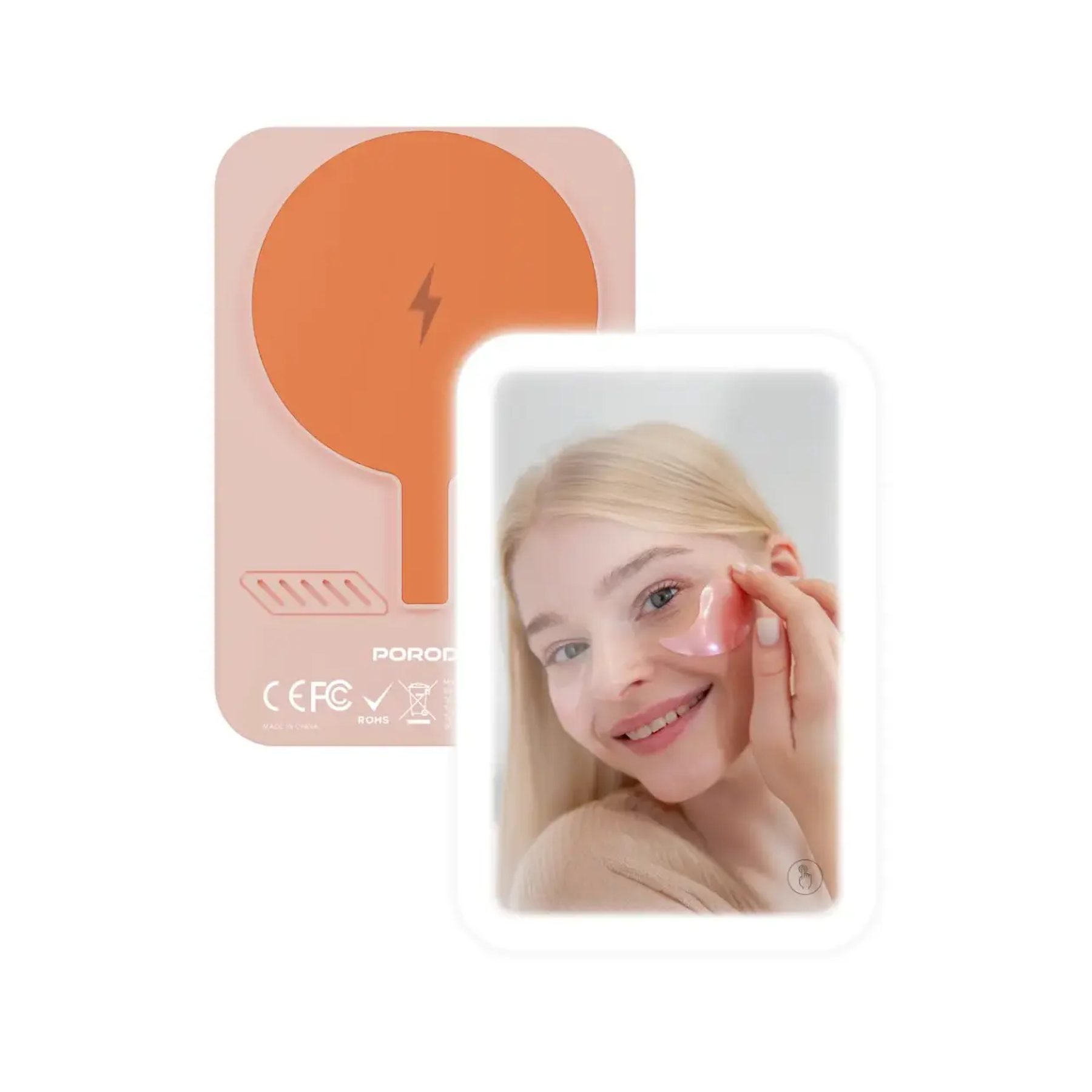 Повербанк Porodo Magsafe 5000mAh Mirror+Dynamic Light Modes — 2