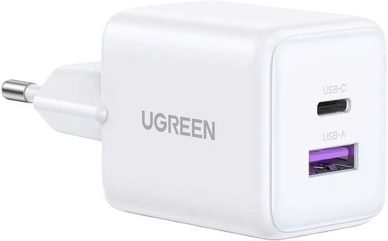 Fast charger UGREEN 2 Port GaN EU 65015 30W — 3